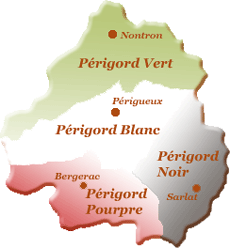 Genussreise ins Périgord - die vier Teilbereiche