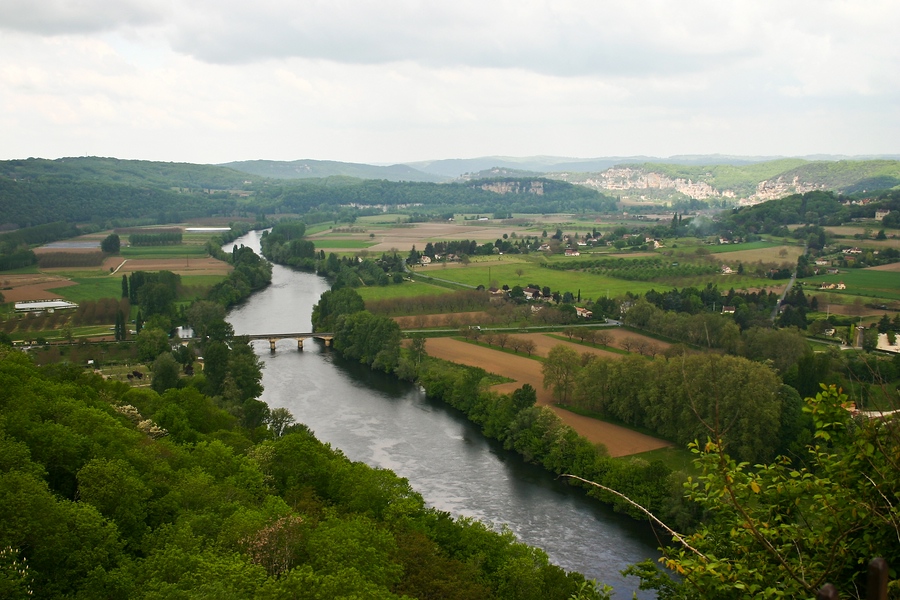 Die Dordogne bei Domme